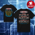 Shaky Knees Festival Electric Skeleton Lineup 2026 Two Sided Shirt