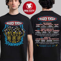 Shaky Knees Music Festival 2026 At Piedmont Park Atlanta GA On September 13-20 2026 Electric Skeleton Lineup Two Sided Shirt