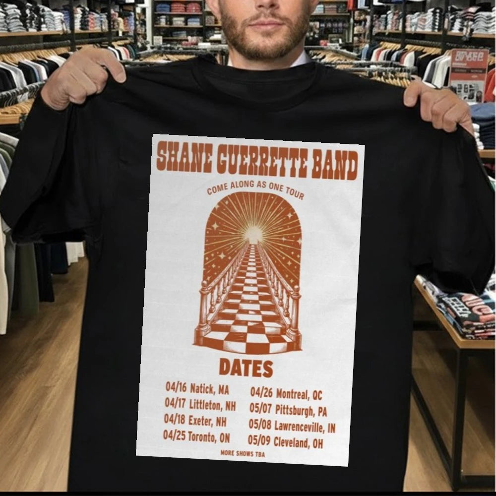 Shane Guerrette Come Along as One Tour 2026 Poster Shirt