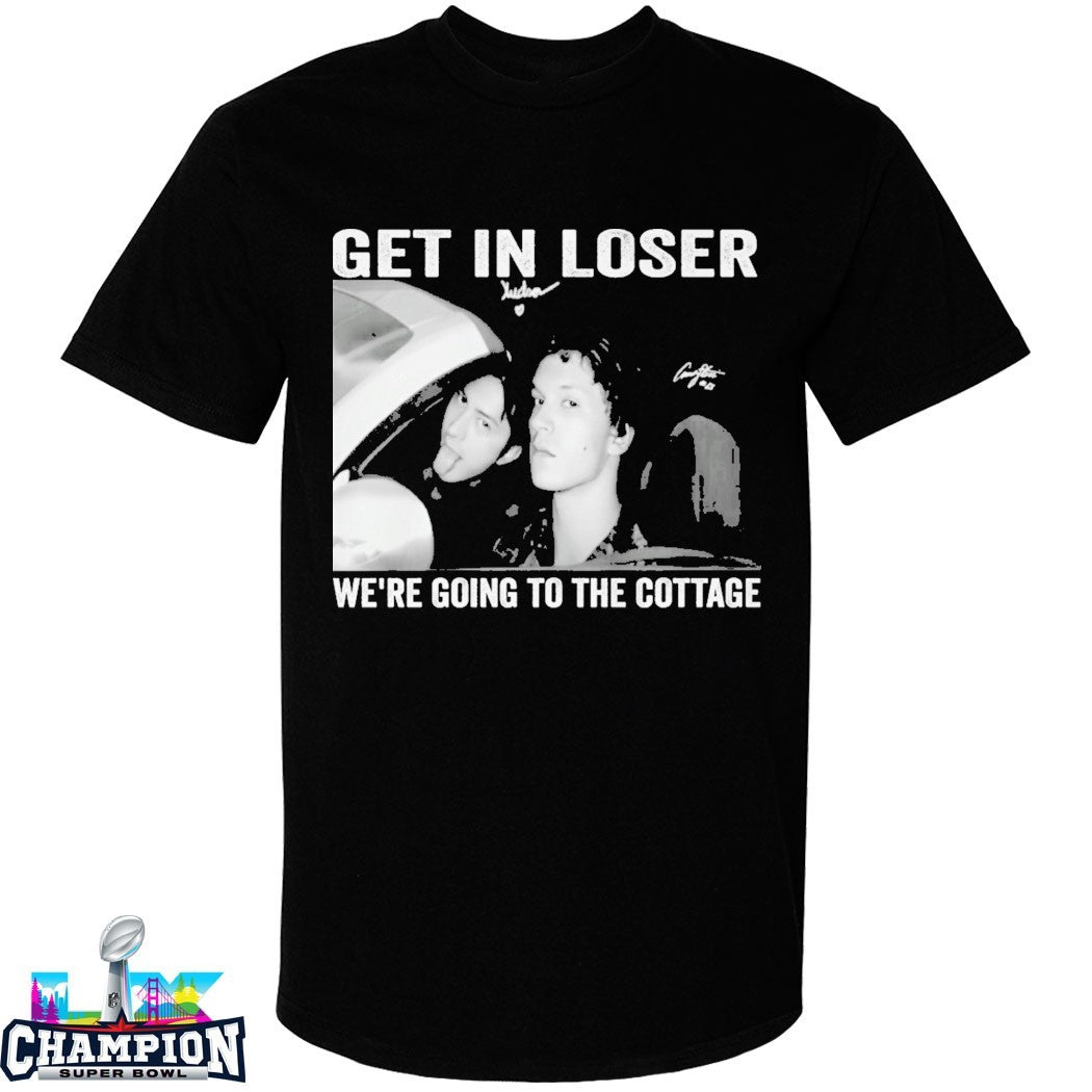 Shane Hollander And Ilya Rozanov Get In Loser We’re Going To The Cottage Heated Rivalry T-shirts