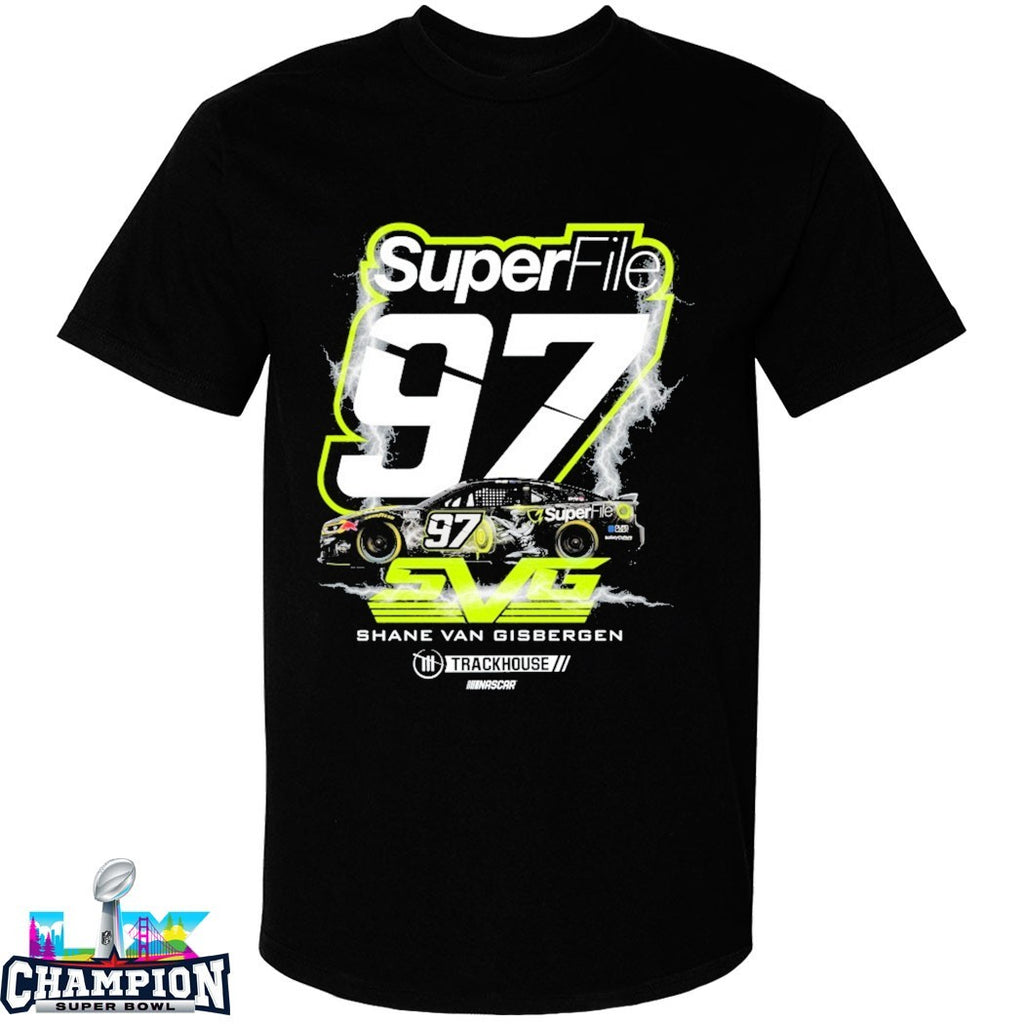 Shane Van Gisbergen #97 SuperFile Trackhouse Nascar T-Shirts
