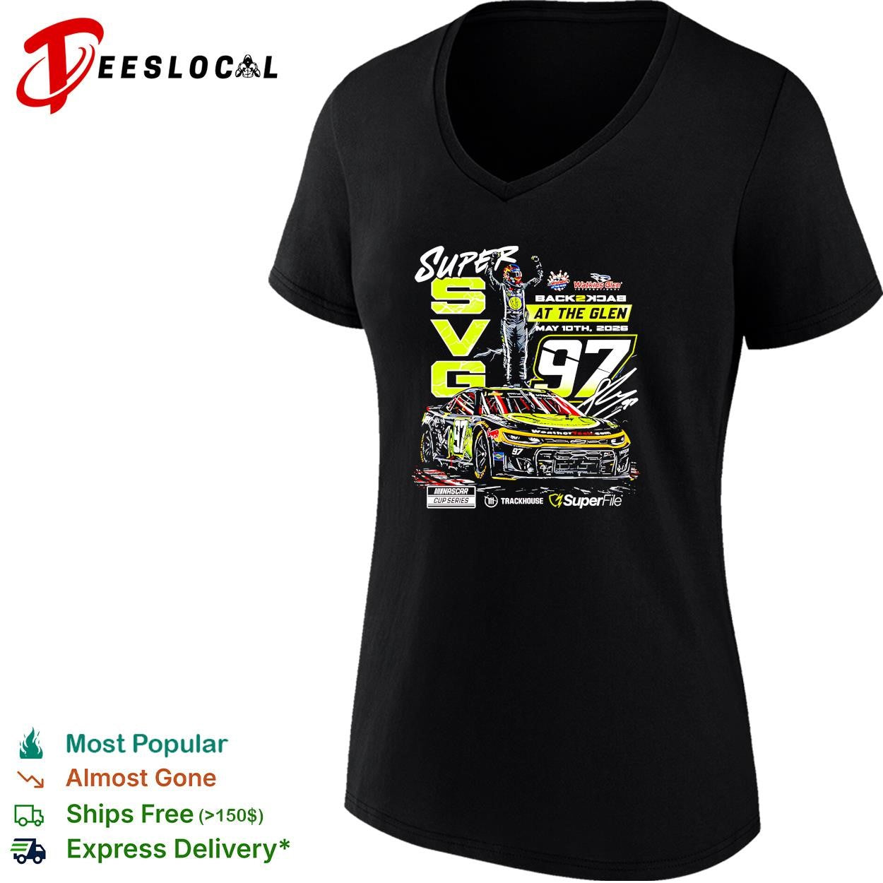 Shane van Gisbergen 97 back 2 back at the Glen May 2026 NASCAR shirt