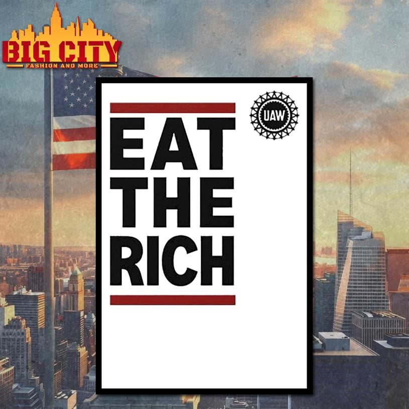 Shawn Fain Eat The Rich UAW Shirt