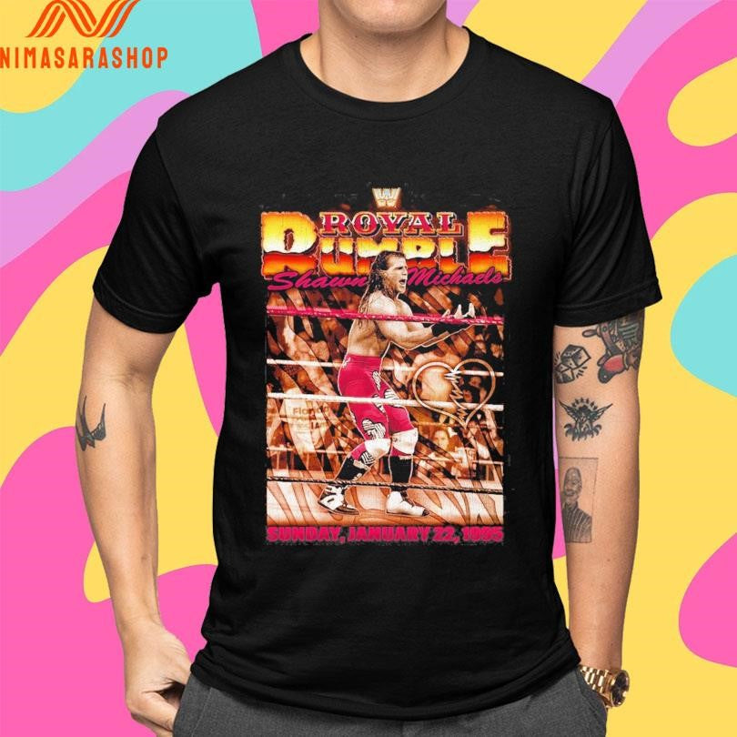 Shawn Michaels Royal Rumble Sunday January 22 1995 Shirts