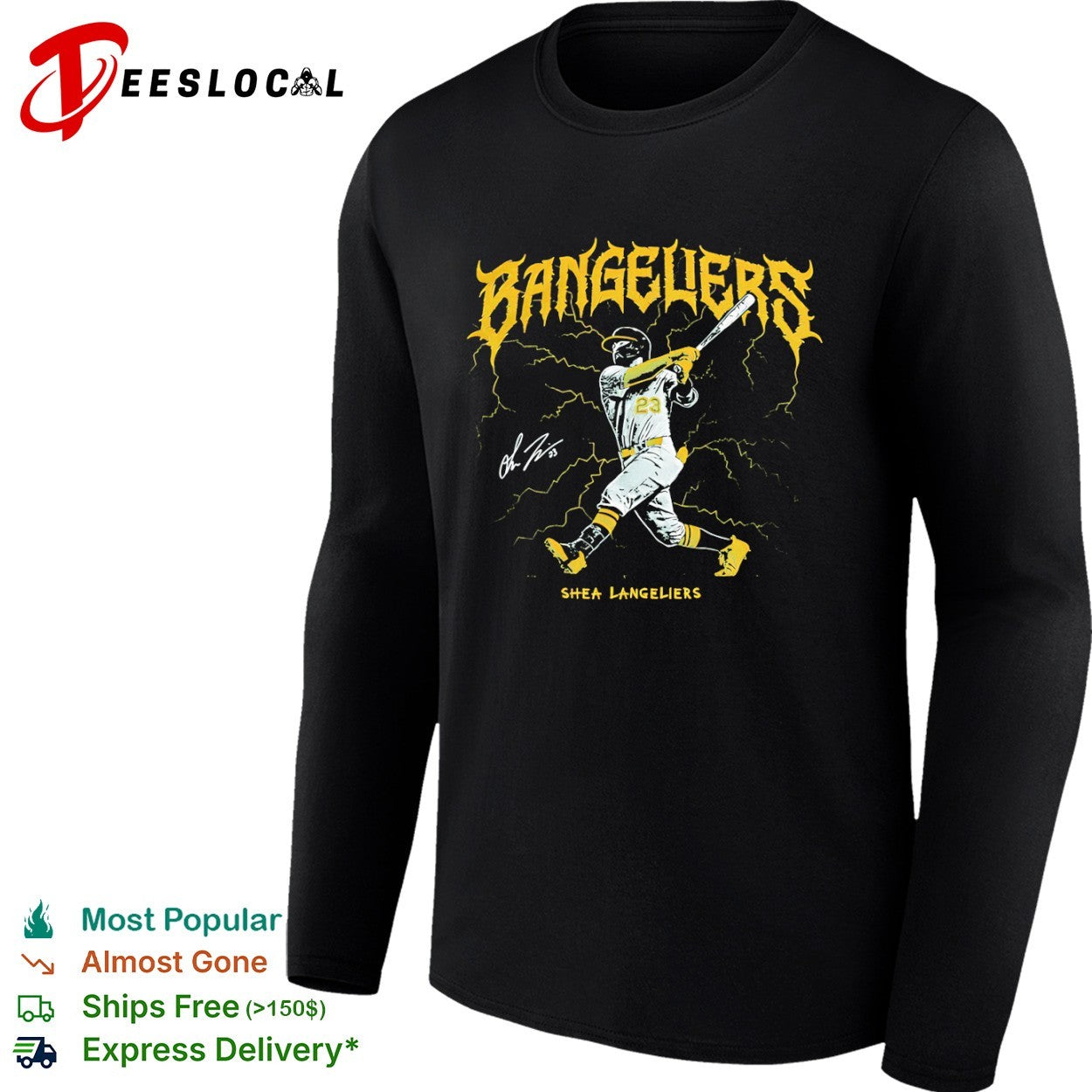 Shea Langeliers Oakland Athletics MLB Bangeliers shirt