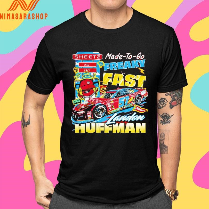 Sheetz Landon Huffman Made-to-Go Freaky Fast Shirts