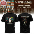Shinedown Dance-Kid-Dance Act II World Tour Logo Two Sided T-Shirt