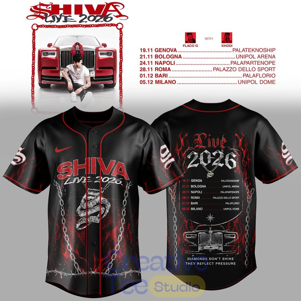 Shiva Live Tour 2026 Baseball Jersey