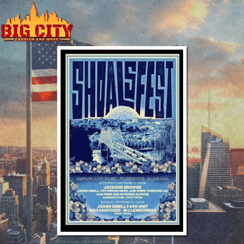 ShoalsFest Fall Tour 2025 McFarland Park Florence Poster shirt