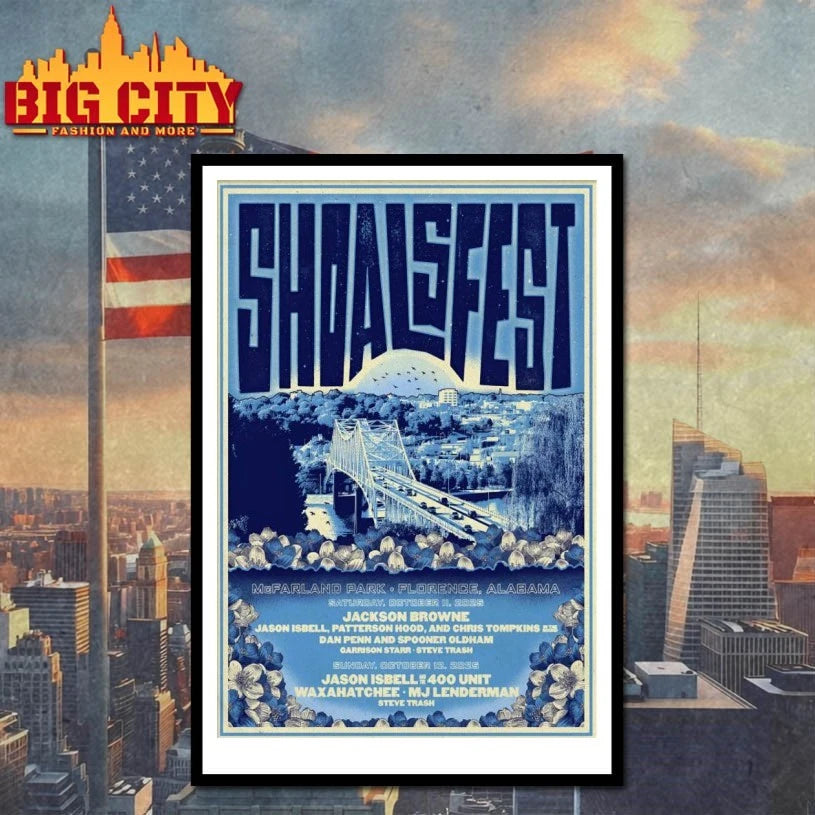 Shoalsfest Florence, Alabama October 11 2025 Poster Shirt