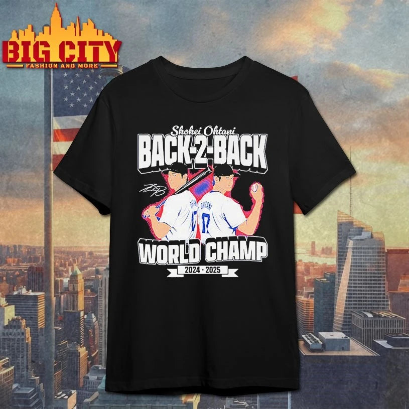 Shohei Ohtani Back-to-Back World Champs 2024-2025 shirt