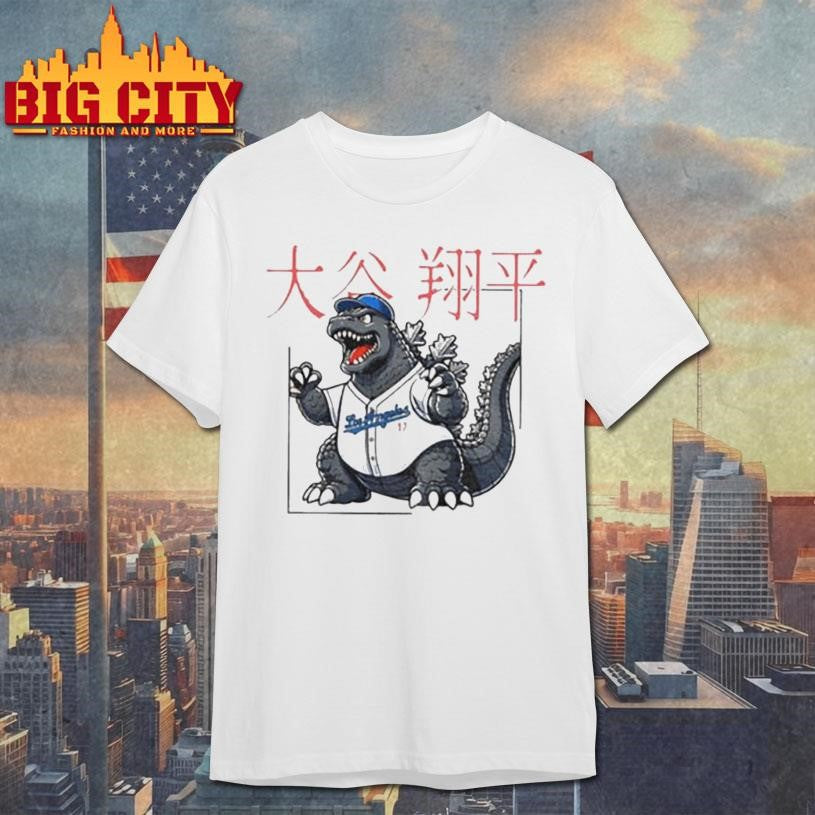Shohei Ohtani Godzilla Japan Los Angeles Dodgers MLB Baseball 2025 shirt