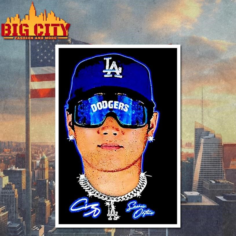Shohei Ohtani Los Angeles Dodgers World Series Champions 2025 4x Mvp Big Head Signature Shirt