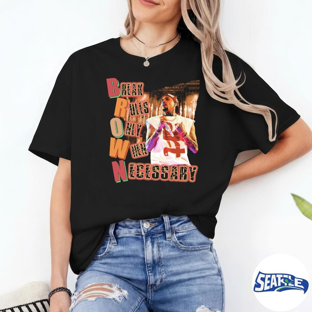Shop Chris Brown Merch Store Break Rules Ss 2026 shirt