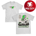 Shop Kyle Larson 2025 Australian Tour 1K Design Adult Two Sided Shirt