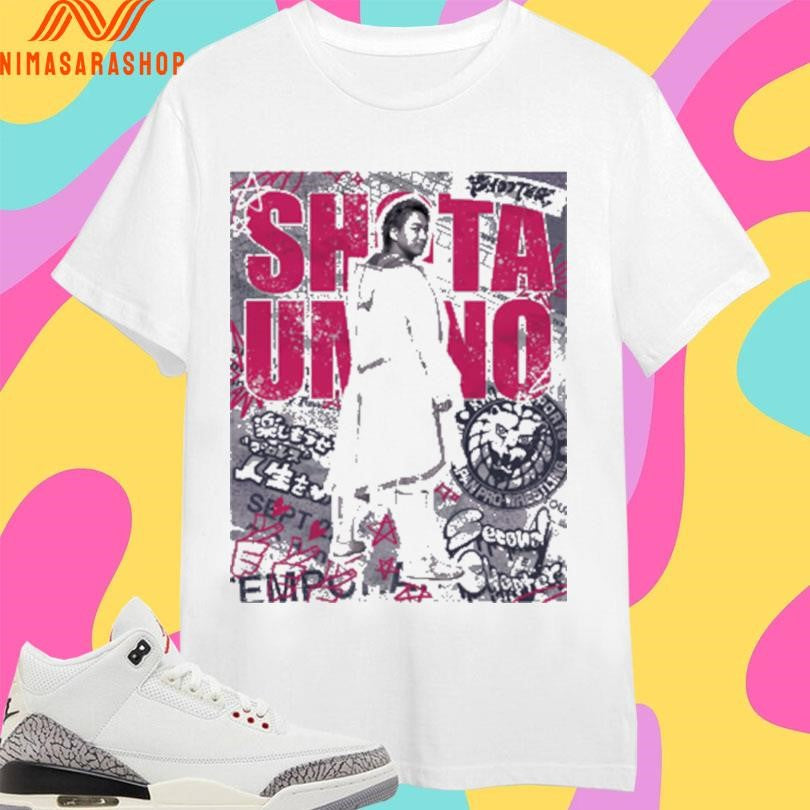 Shota Umino Graffiti New Japan Pro-Wrestling Shirts