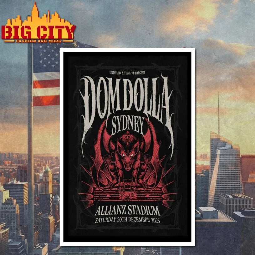 Show Dom Dolla Sydney, Australia December 20 2025 Poster Shirt