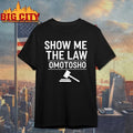 Show Me The Law Omotosho black shirt
