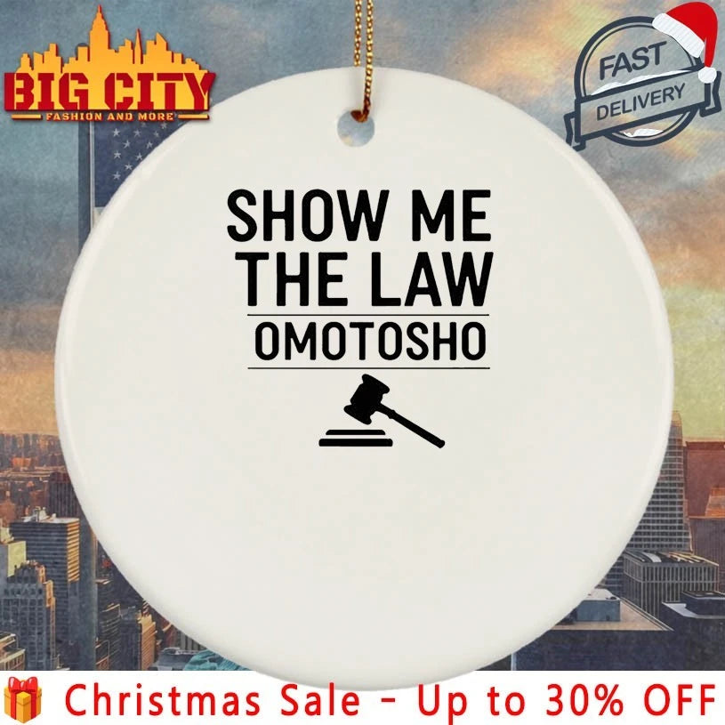 Show Me The Law Omotosho shirt
