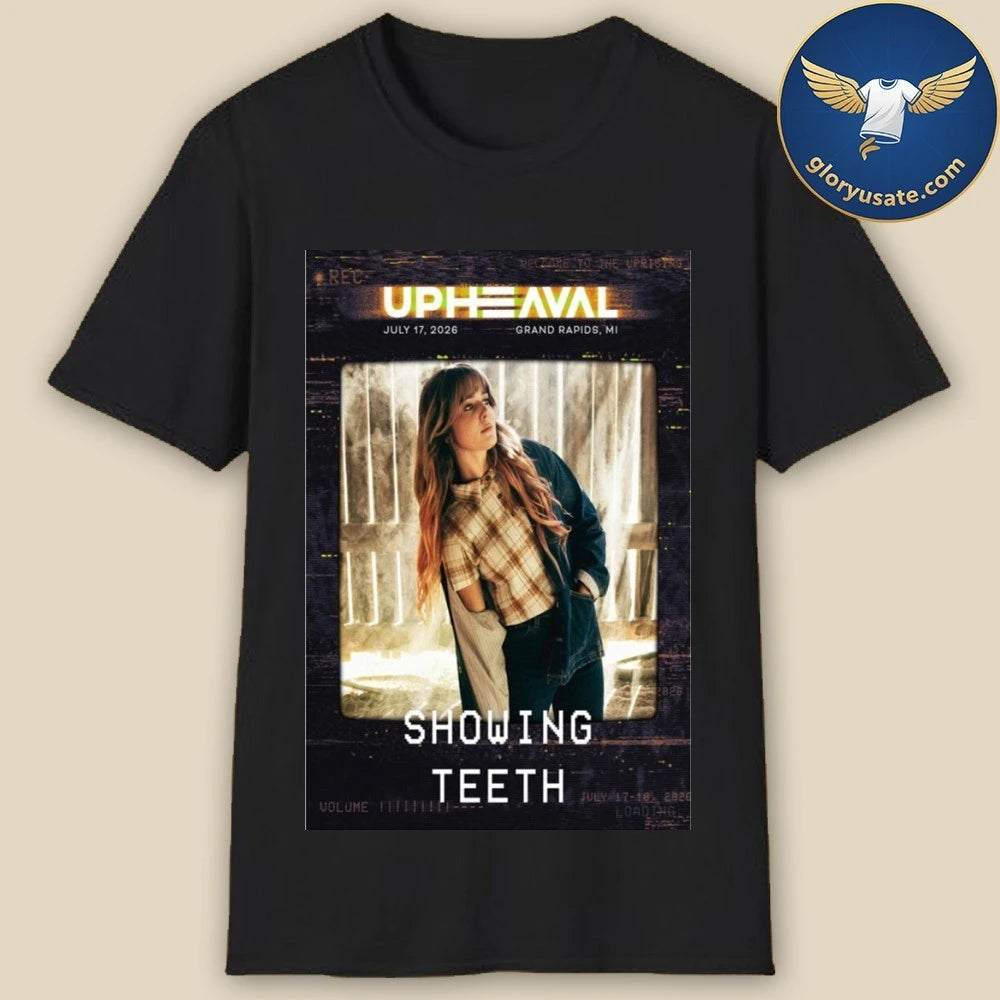Showing Teeth July 17 2026 Belknap Park Grand Rapids Michigan Tour Poster Shirt