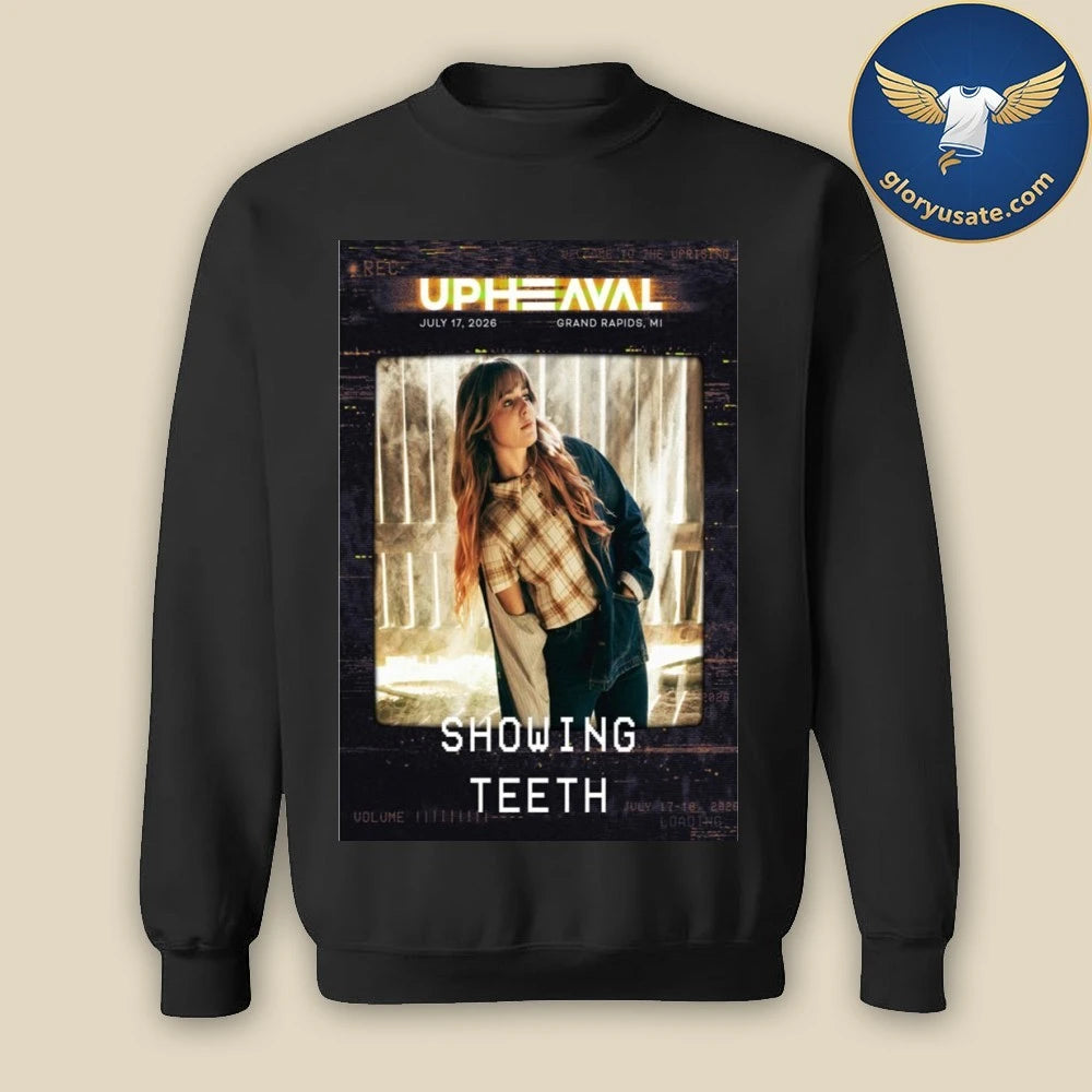 Showing Teeth July 17 2026 Belknap Park Grand Rapids Michigan Tour Poster Shirt
