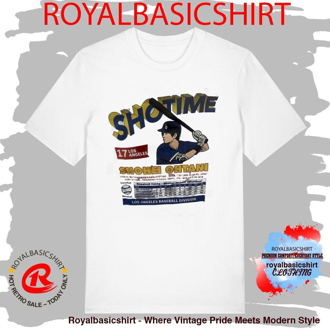 Showtime 17 Los Angeles Shohei Ohtani Los Angeles Baseball Division Shirt