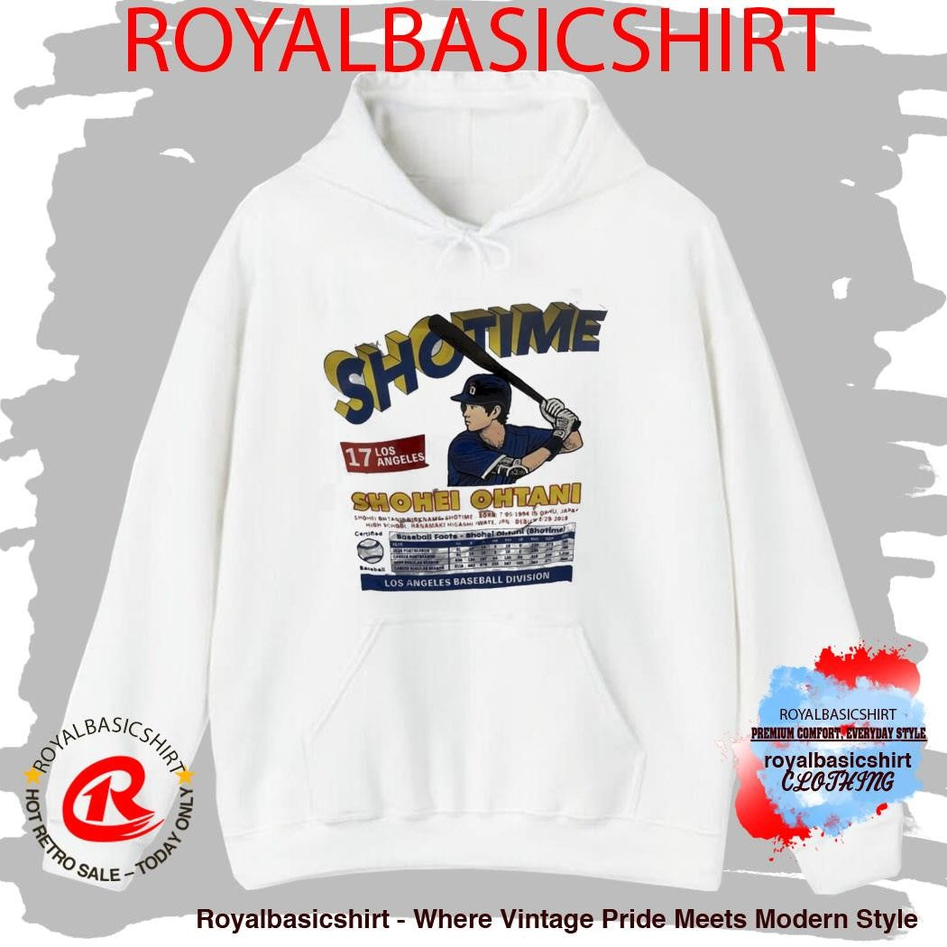 Showtime 17 Los Angeles Shohei Ohtani Los Angeles Baseball Division Shirt