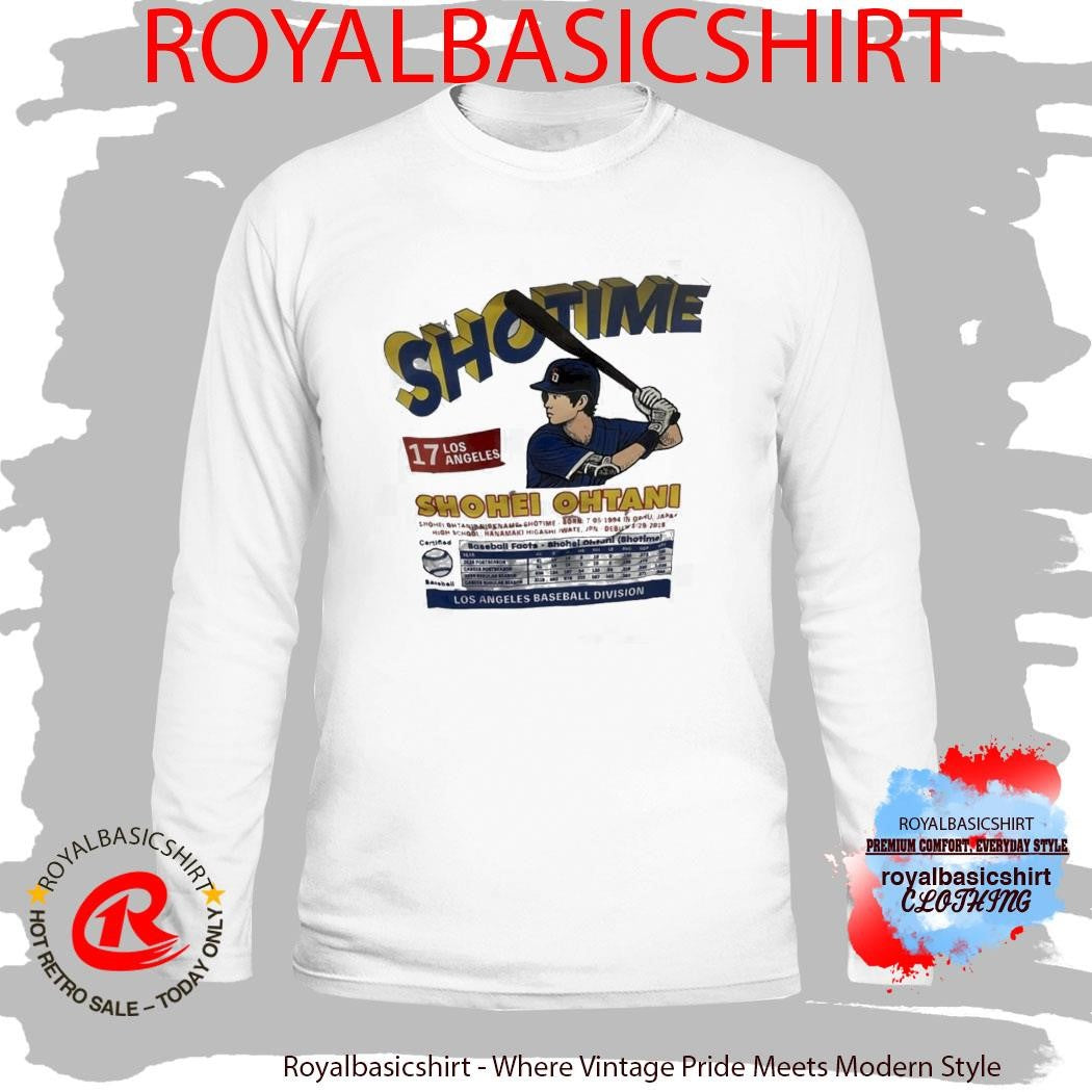 Showtime 17 Los Angeles Shohei Ohtani Los Angeles Baseball Division Shirt