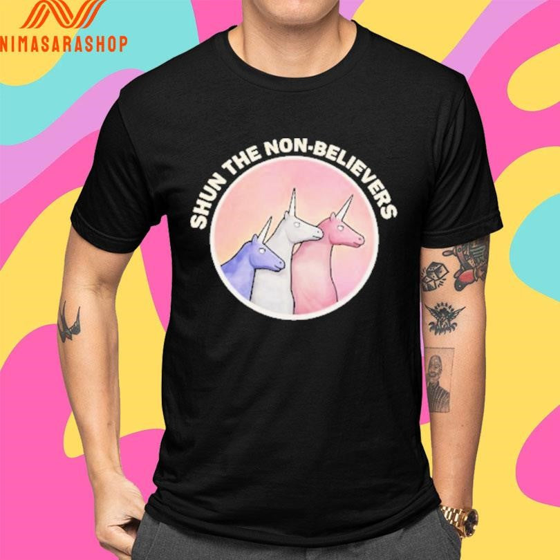 Shun The Non Believers Meme Inspired Unicorn Shirts