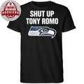Shut Up Tony Romo Seahawks Logo 2026 T-Shirt