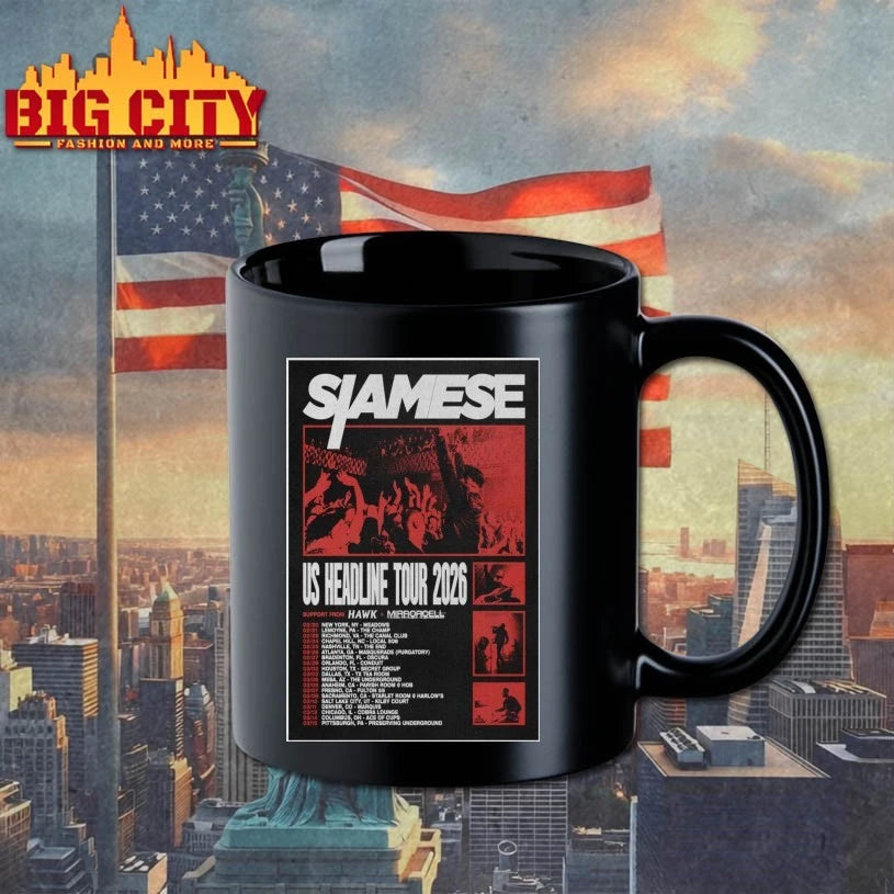 Siamese US Headline Tour 2026 Poster Shirt