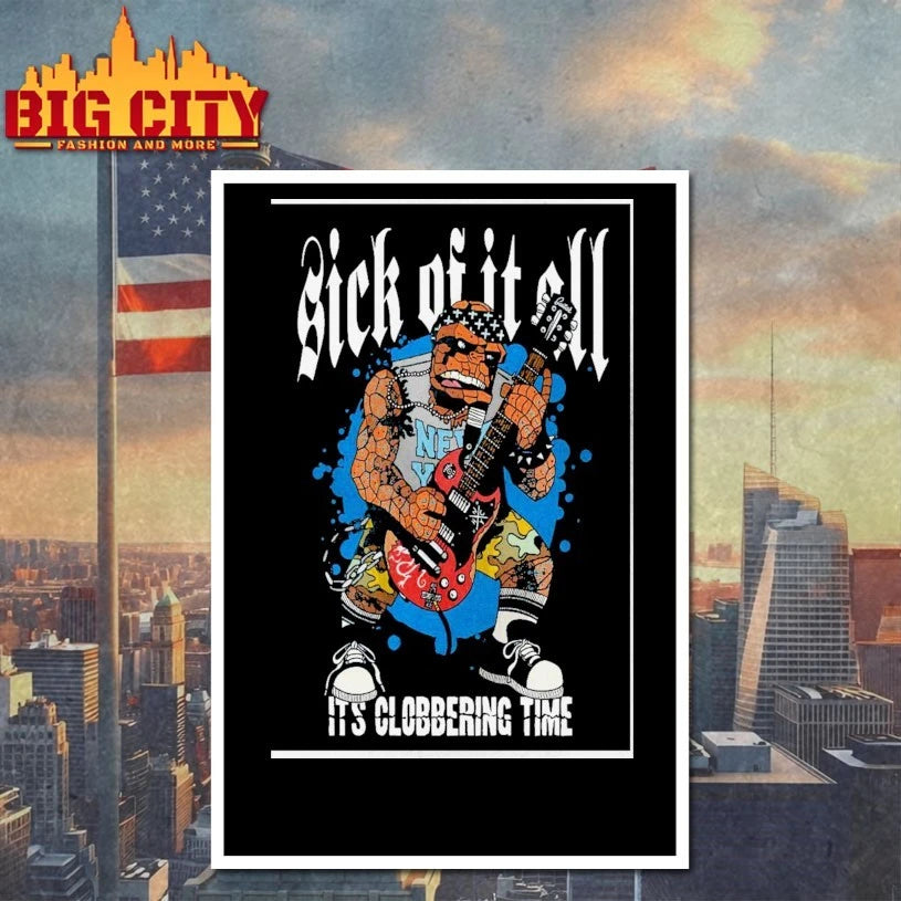 Sick Of It All It’s Clobbering Time Poster Shirt