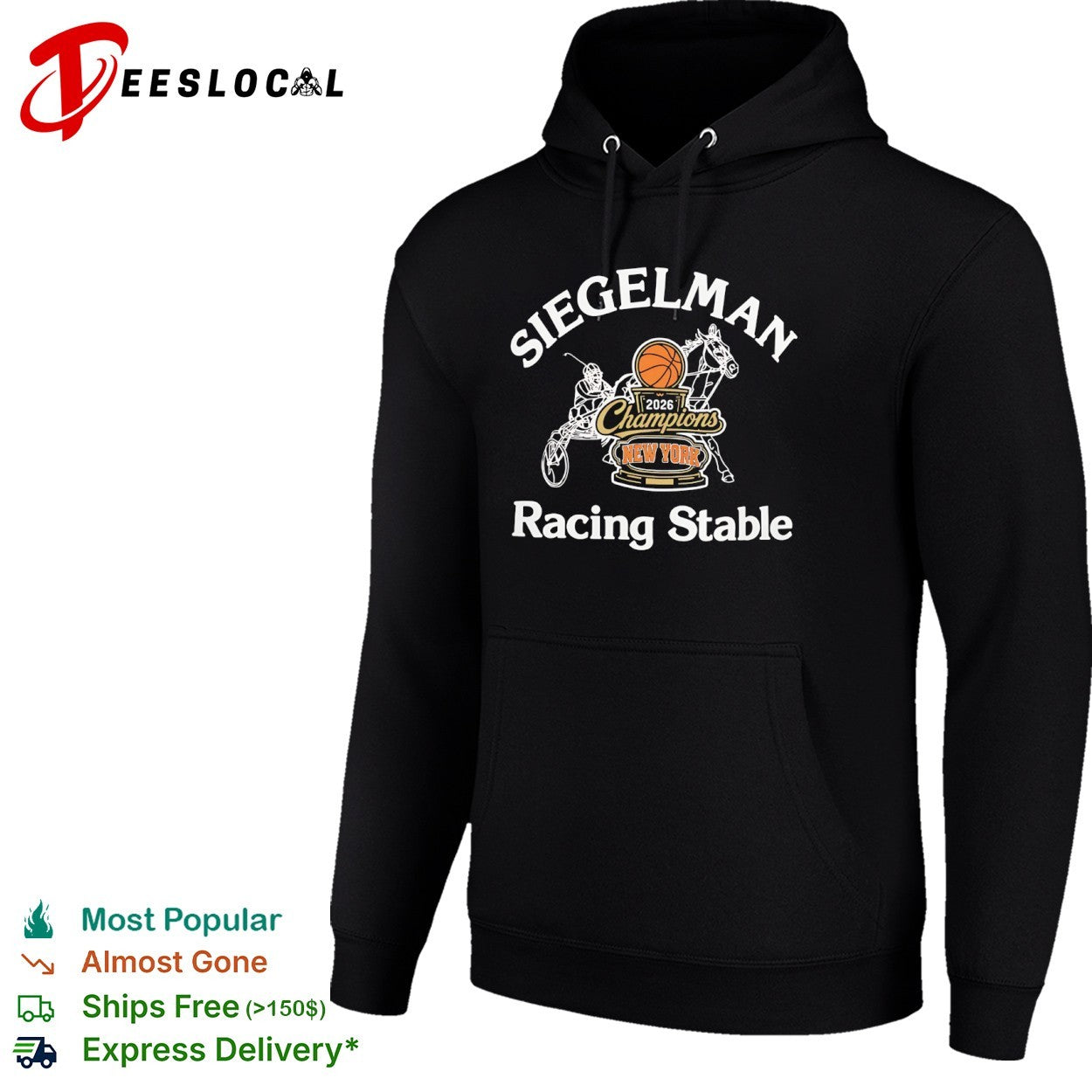 Siegelman Racing Stable 2026 champions New York harness racing shirt