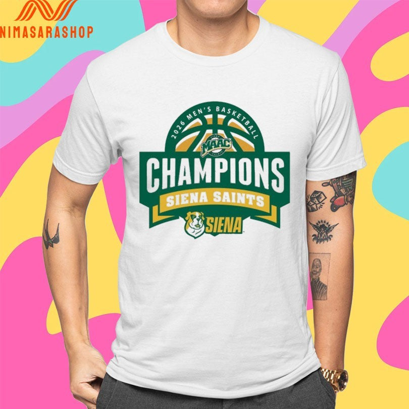 Siena Saints 2026 Men’s Basketball Champions Shirts