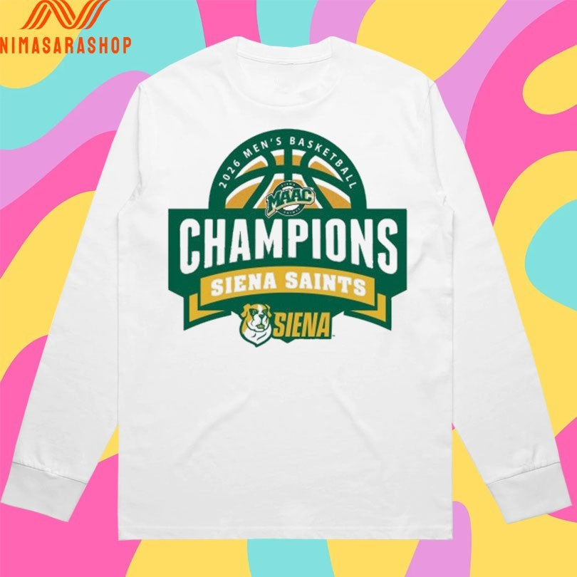 Siena Saints 2026 Men’s Basketball Champions Shirts