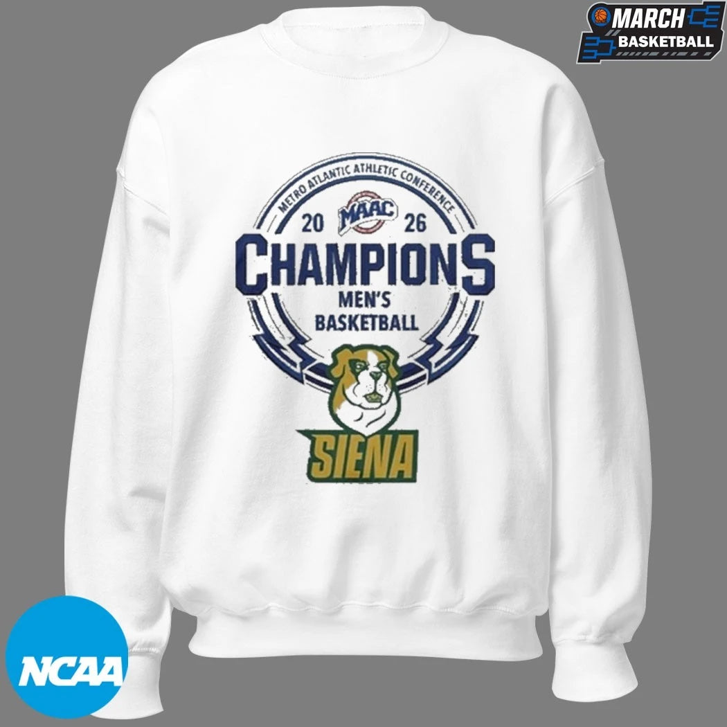 Siena Saints Men’S Basketball 2026 Metro Atlantic Athletic Conference Champions T-T-Shirtss
