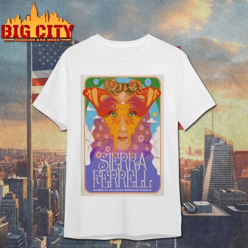 Sierra Ferrell 9.10.2025 Raleigh NC Tour Poster shirt