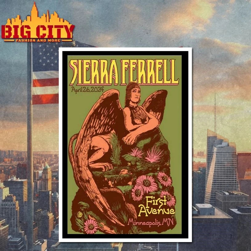 Sierra Ferrell Event Minneapolis, MN 2024 Poster Shirts
