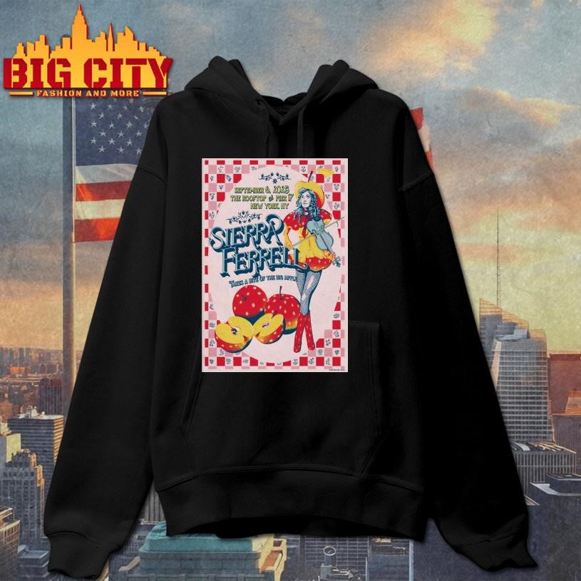 Sierra Ferrell Sep 6 2025 The Rooftop At Pier 17 In NYC Poster shirt