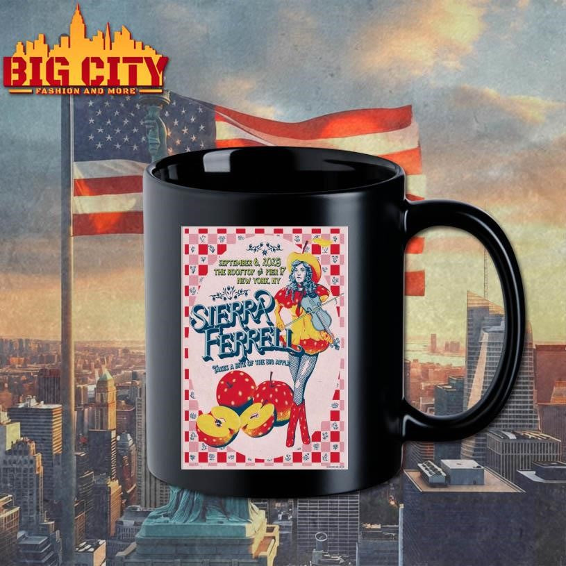Sierra Ferrell Sep 6 2025 The Rooftop At Pier 17 In NYC Poster shirt