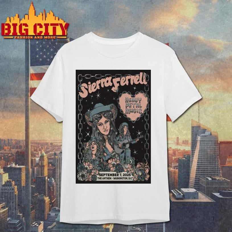 Sierra Ferrell September 7 2025 Washington DC Poster shirt