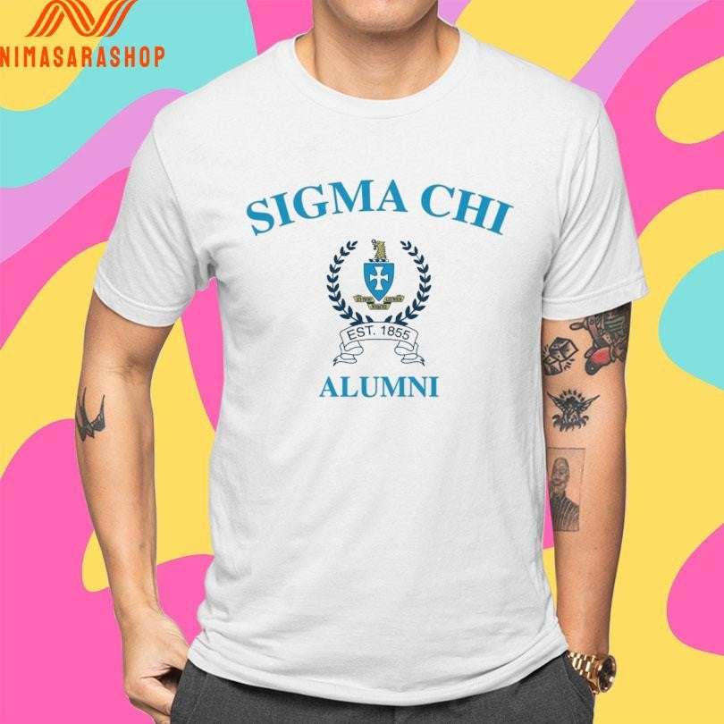 Sigma Chi Alumni Est 1855 Shirts