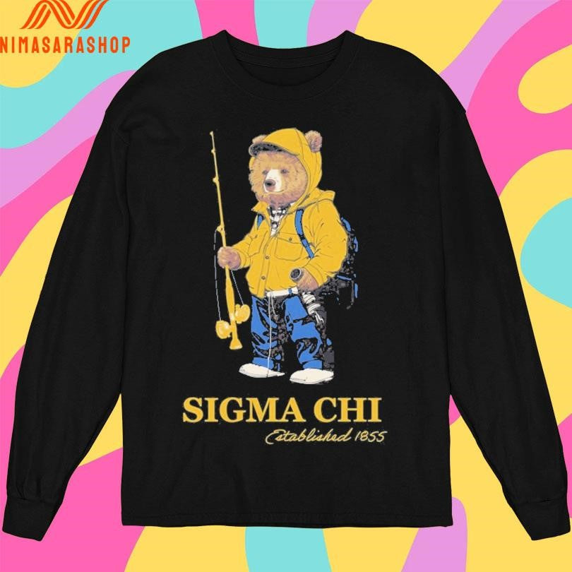 Sigma Chi Bear Established 1855 Shirts