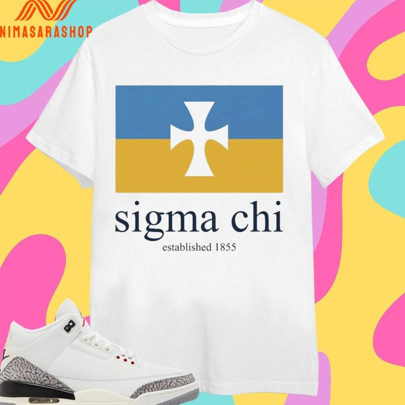 Sigma Chi Established 1855 Flag Shirts