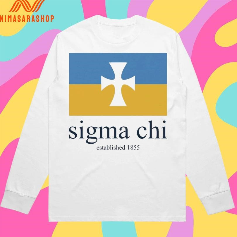 Sigma Chi Established 1855 Flag Shirts