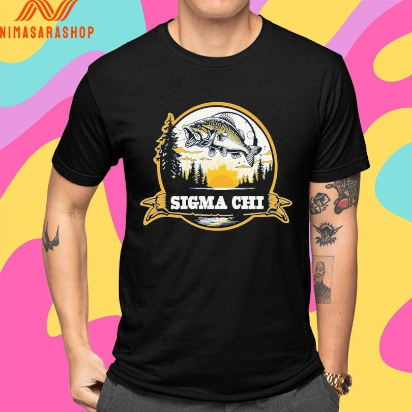 Sigma Chi Fishing Logo Shirts