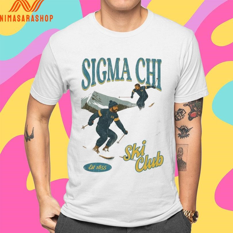 Sigma Chi Ski Club Est 1855 Shirts