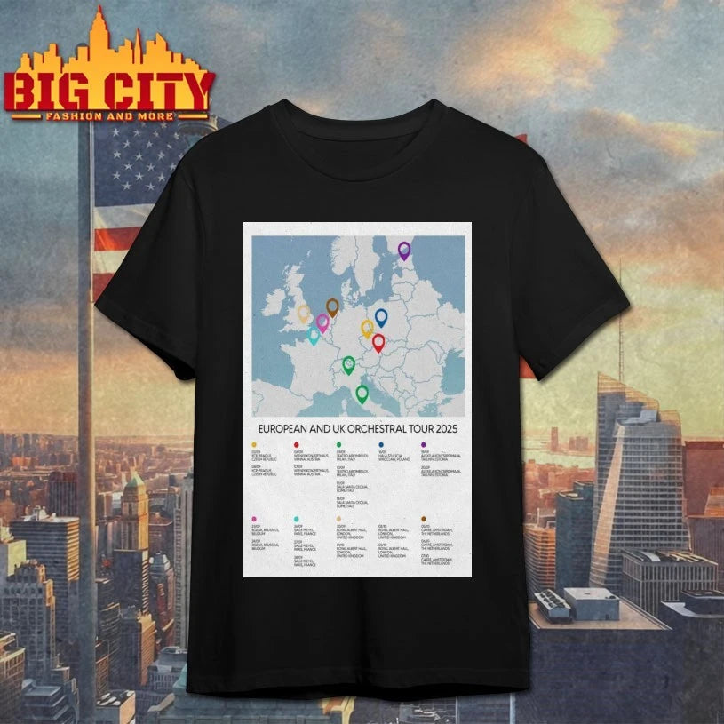 Sigur Rós European &amp; UK Orchestral Tour 2025 Poster Shirt