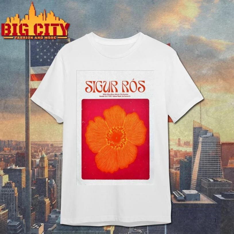 Sigur Ros San Francisco Tour On Nov 16-17 2025 Poster shirt