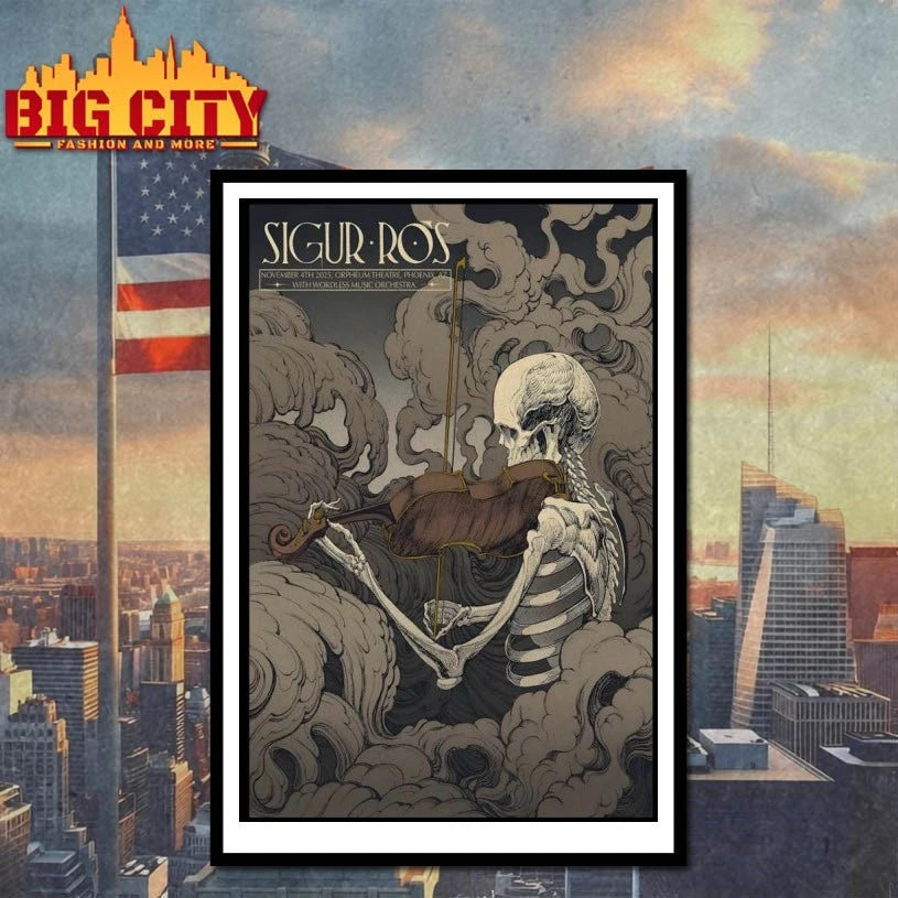 Sigur Ros Tour Orpheum Theatre Phoenix 2025 Poster shirt